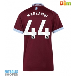 Billiga Aston Villa Johan Manzambi #44 Hemmatröja Dam 2026-27 Kortärmad